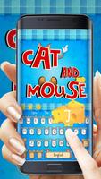 Cat and Mouse keyboard theme imagem de tela 1