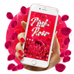 2018Beautiful Red Rose petals Keyboard
