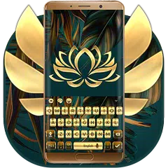 Gold Keyboard For Mate 10 APK download