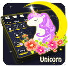 Cuteness Unicorn Keyboard Theme آئیکن