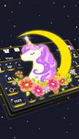 Cuteness Unicorn Keyboard Theme Affiche