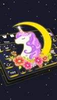 Cuteness Unicorn Keyboard Theme پوسٹر