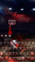 Basketball keyboard theme poster