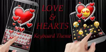 Love & Hearts Keyboard Theme