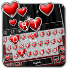 Love & Hearts Keyboard Theme icône