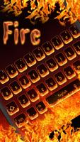 Hell Fire Flames Keyboard Theme पोस्टर