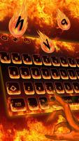 Hell Fire Flames Keyboard Theme स्क्रीनशॉट 1