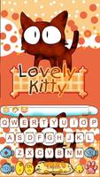 Lovely Kitty Keyboard Theme plakat