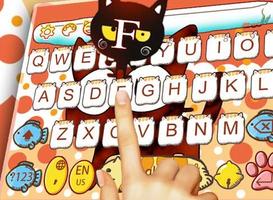 Lovely Kitty Keyboard Theme ภาพหน้าจอ 2