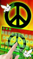 Rasta Peace Reggae Keyboard capture d'écran 3