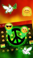 Rasta Peace Reggae Keyboard screenshot 2