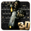 3D Devil Skull Keyboard Theme