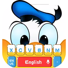 download Duck Bowknot Keyboard Theme APK