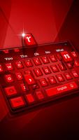 Red Keyboard Theme syot layar 2