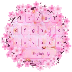 Cherry Blossom Sakura Flower Keyboard Theme