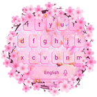 Tema de teclado de flor de cerejeira Sakura ícone