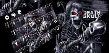 Death Skull Keyboard Theme
