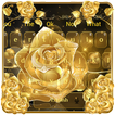 Thème de clavier de luxe Gold Rose Deluxe