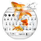 Thème du clavier Gold Fish Aquarium icône