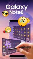 Keyboard Theme for Galaxy Note 8 스크린샷 1