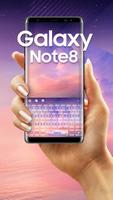 Thème du clavier pour Galaxy Note 8 capture d'écran 2