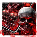 Deathly darkside graveyard skull typewriter theme APK