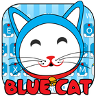 Thème de clavier mignon bleu Kitty icône