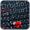 Tema della tastiera del cuore di Love Droplet