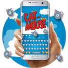 Cat & Mouse Cartoon Keyboard Theme icon