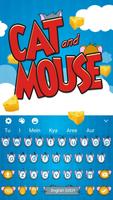 Cat & Mouse Cartoon Keyboard Theme screenshot 3