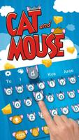 Cat & Mouse Cartoon Keyboard Theme poster