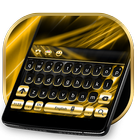 Gold and Black Luxury Keyboard আইকন