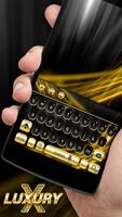 Gold and Black Luxury Keyboard capture d'écran 3