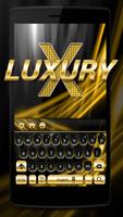 Gold and Black Luxury Keyboard capture d'écran 1