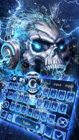 Skull Wallpaper Keyboard 포스터