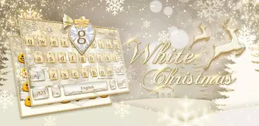White Gold Theme Keyboard