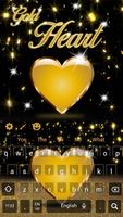 Tema Keyboard Golden Heart Luxury screenshot 3