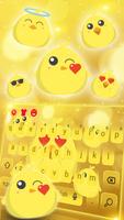Thème mignon clavier Emoji Affiche