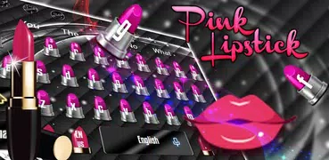 Pink Lipstick Keyboard Theme