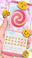 Honeyed Lollipop Keyboard Theme Ekran Görüntüsü 1