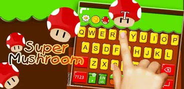 Il tema della tastiera Super Mushroom