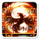 Fire Phoenix tema teclado es oro APK