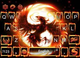 Fire Phoenix tema do teclado imagem de tela 2