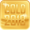 Tema keyboard Gold 2018