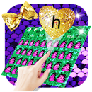 Sequin Flip Glitter Keyboard Theme APK