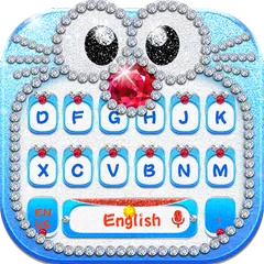 Blue Cat Diamond Keyboard APK download