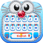 Blue Cat Diamond Keyboard أيقونة