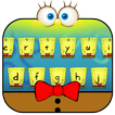 ”Yellow Cartoon Keyboard Theme