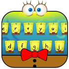 Yellow Cartoon Keyboard Theme simgesi