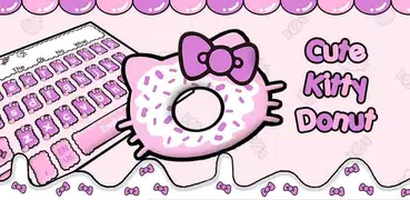 Cute Kitty Donut Keyboard